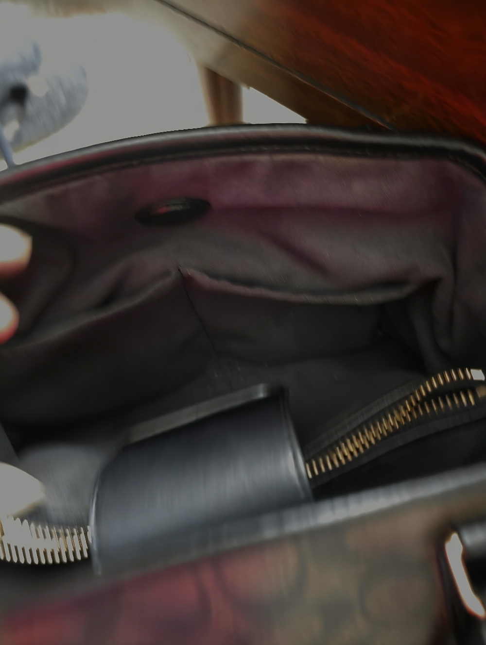 Coach Black Signature Satchel with Matching Pouch and Charm - Picture 12 of 14